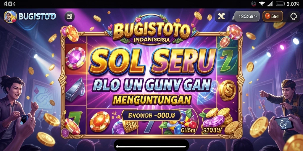 Screenshot utama dari gameplay seru di BUGISTOTO.