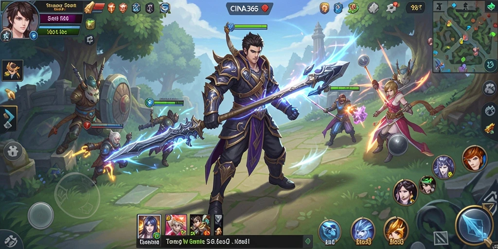 Gameplay seru dalam CINA365 yang menawarkan strategi mendalam.