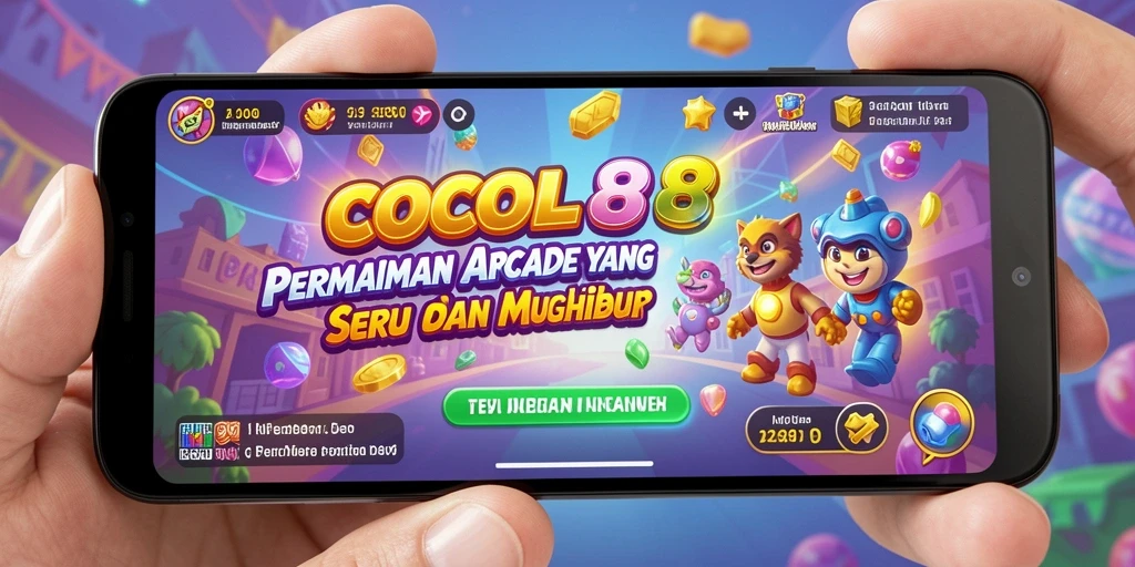 Tampilan gameplay seru dari COCOL88 dengan level menantang.