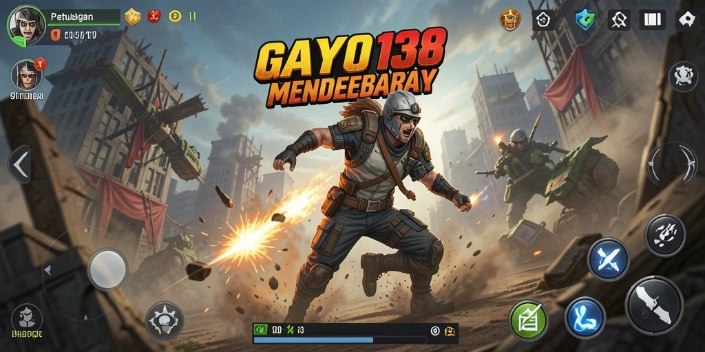 Gameplay GAYO138 yang mendebarkan dengan aksi penuh adrenalin.