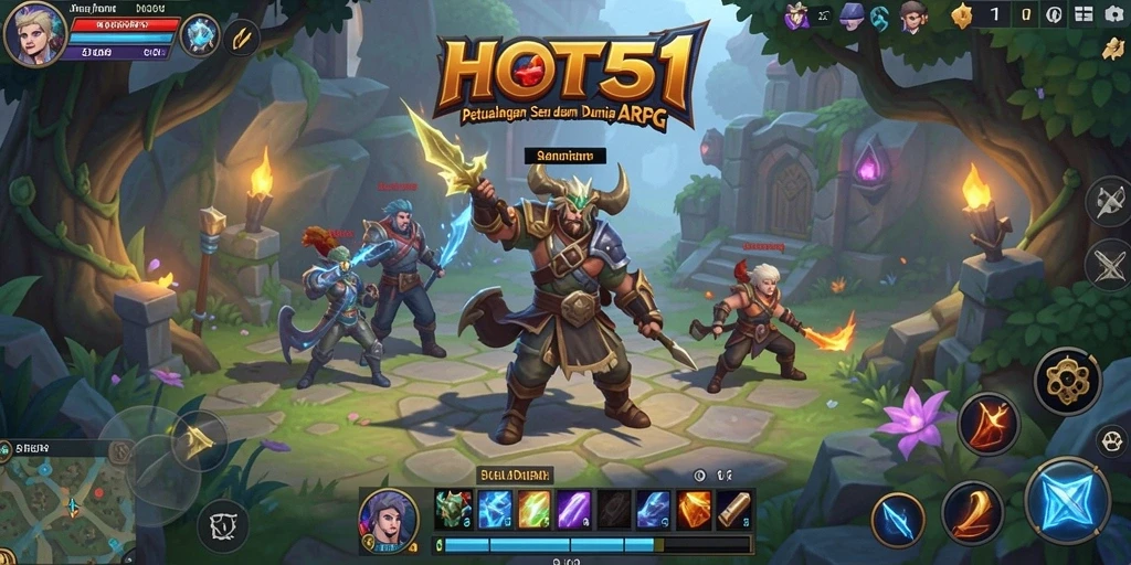 Gameplay menarik dan seru dari game ARPG HOT51.