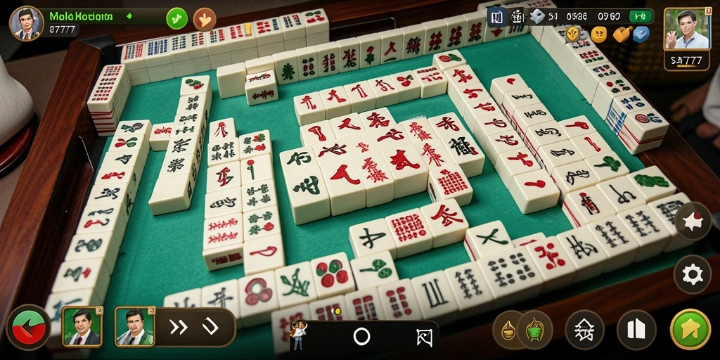 Tampilan gameplay LENGKAP777 dengan berbagai level Mahjong menantang.