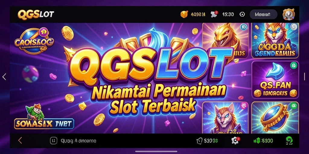 Tampilan yang menarik dari gameplay QQSLOT dengan tema slot yang beragam.
