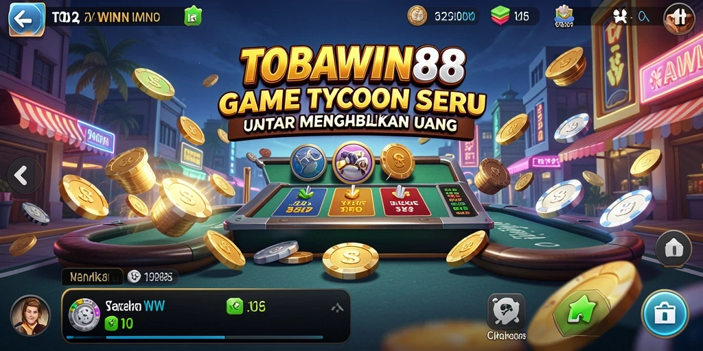 Tampilan menarik dari gameplay Tycoon di TOBAWIN88.