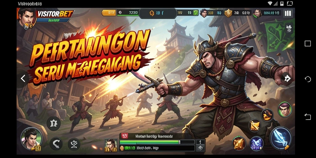 Tampilan screenshot gameplay Fighting yang mendebarkan dan seru.